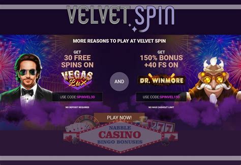 velvet spin no deposit bonus 2024 free spins|Velvet Spin Casino No Deposit Bonuses .